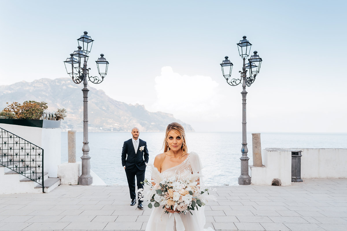 Fotografia di matrimonio intimo Amalfi Italia - emiliano russo