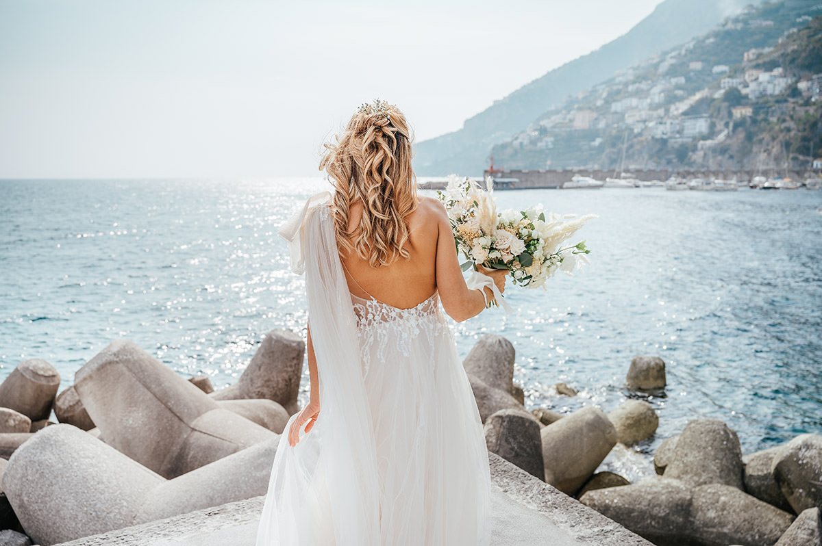 Fotografia di matrimonio intimo Amalfi Italia - emiliano russo